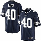Nike Men & Women & Youth Cowboys #40 Bates Navy Blue Team Color Game Jersey,baseball caps,new era cap wholesale,wholesale hats